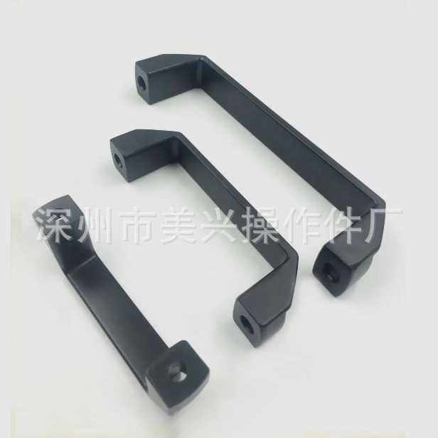 厂家现货铝合金方拉手尼龙方拉手箱柜门明拉手尼龙加强筋拉手120