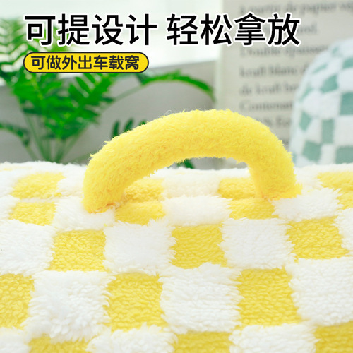 Dog kennel for all seasons, semi-enclosed dog kennel, pet cat kennel, thickened and warm pet sleeping den for sleeping, available for wholesale