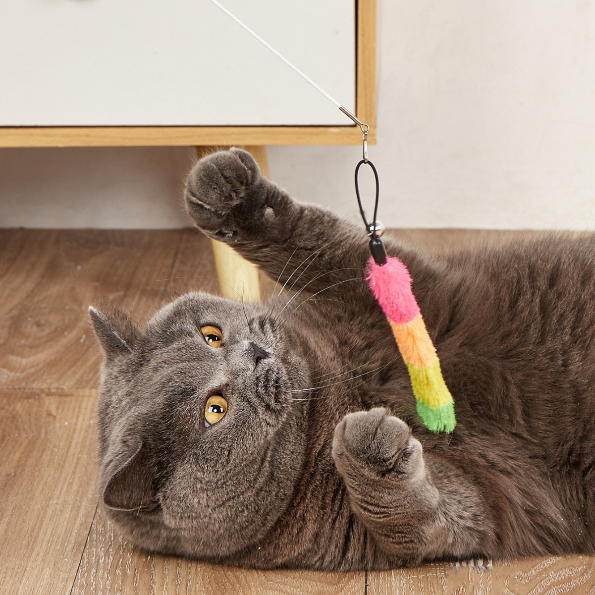 ペット用品メーカーの暖かい春シリーズは、猫のおもちゃを交換して、猫の棒を交換して、現物を直接販売します