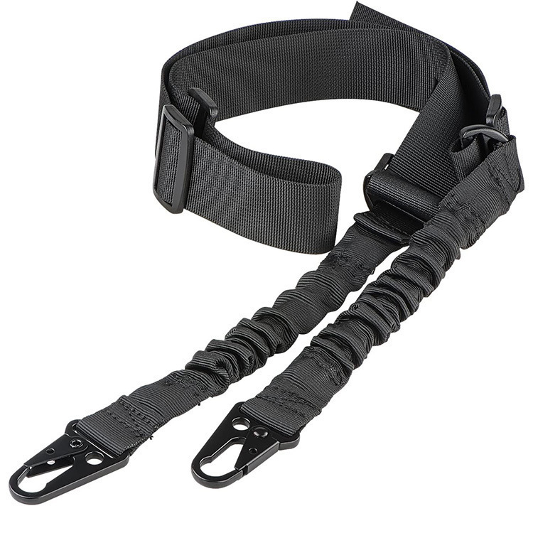 Cinturón táctico de nailon, cadena de cintura, sello de cintura, pistola de agua táctica para exteriores multifuncional, correa de pistola diagonal de doble punto al por mayor