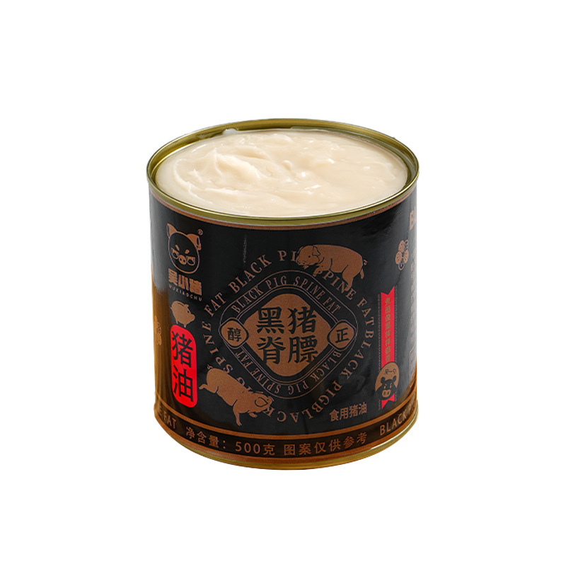 500g缶ビビンバ炒め物用黒豚ラード無添加物コクジン食用油健康動物油黒ラード|undefined