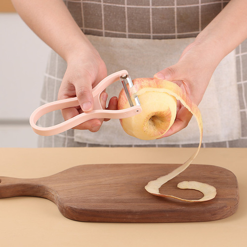 Creative two-in-one peeler household stainless steel fruit peeler scraper peeler melon grater wholesale