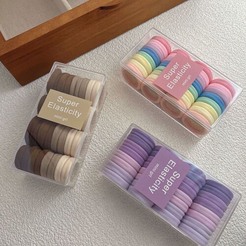Gentle, comfortable and super elastic towel ring ~ hair tie hair accessory Korean simple rubber band does not hurt the hair and tied with ponytail headband