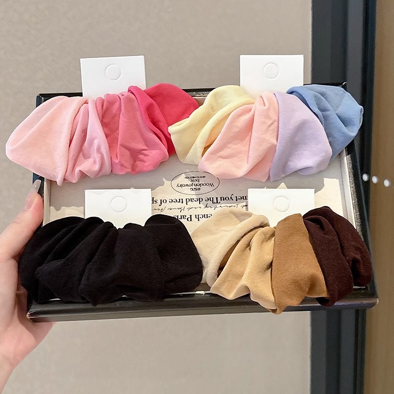 Sin costuras, alta elasticidad, cuerda de cabeza duradera, máscara de piel, anillo de cabello, banda de goma de cola de caballo, cuerda de cabello para mujeres, toque de cabeza