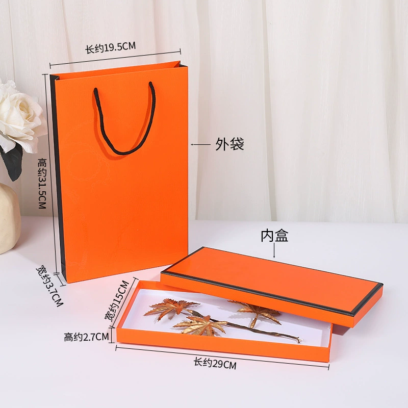 Silk high-end gift box, scarf, light luxury style, Birthday gift