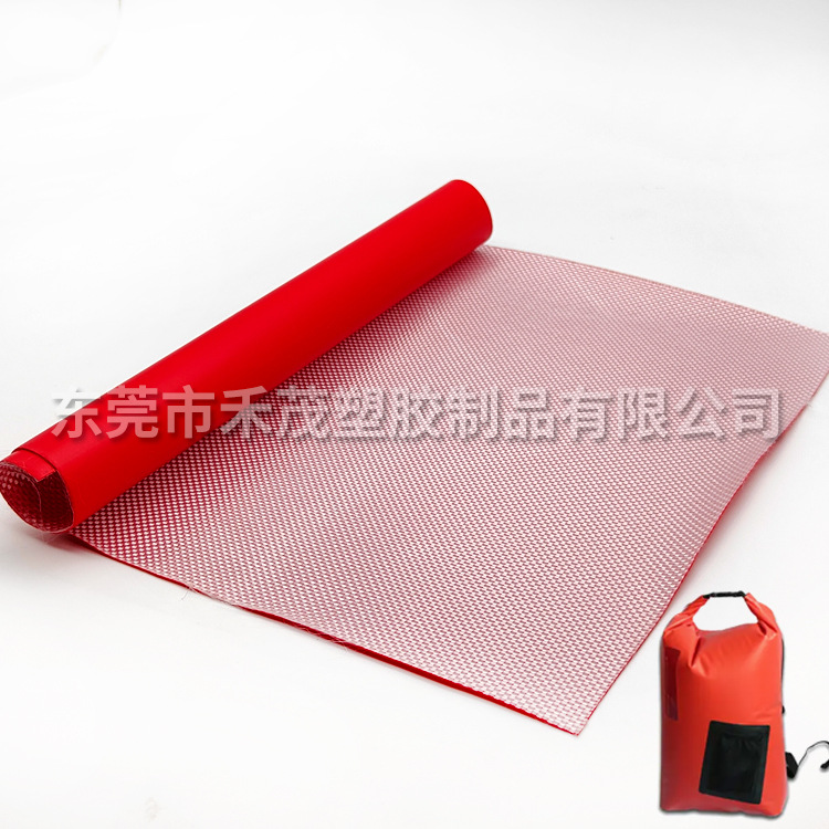 1000D单面TPU淋膜布 可降解复合布 牢度强耐磨防水夹网布