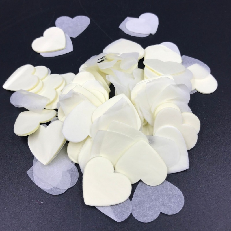 10g colorido 2.5cm confeti de amor fiesta de bodas de San Valentín sosteniendo pétalos globos transparentes relleno de bola de olas