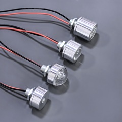 5V12V24VミニスポットライトLEDジュエリー展示カウンターの酒場の手作りモデル明装集光カラーランプ