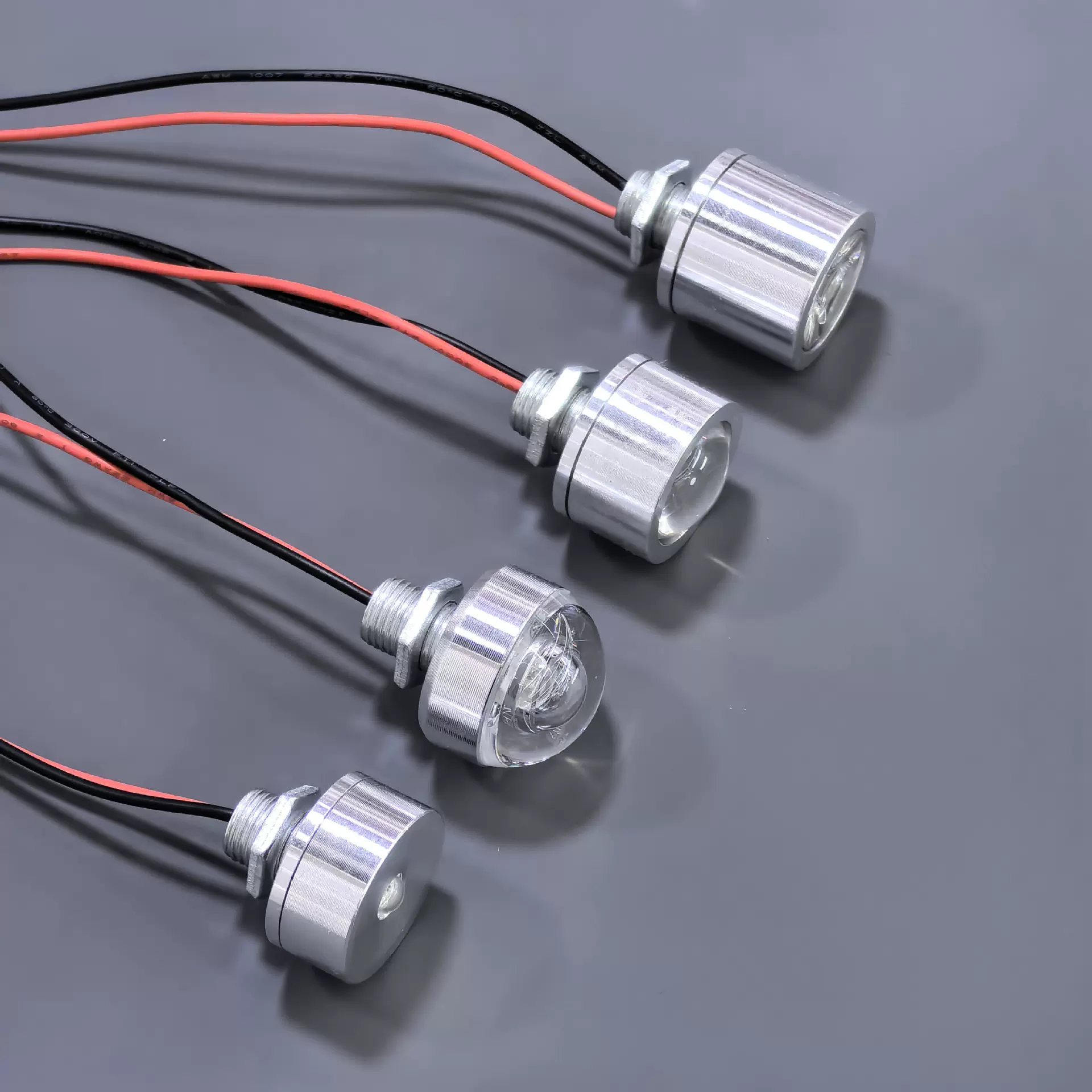 5V12V24V迷你小射灯LED珠宝展示柜台酒柜手办模型明装聚光彩色灯