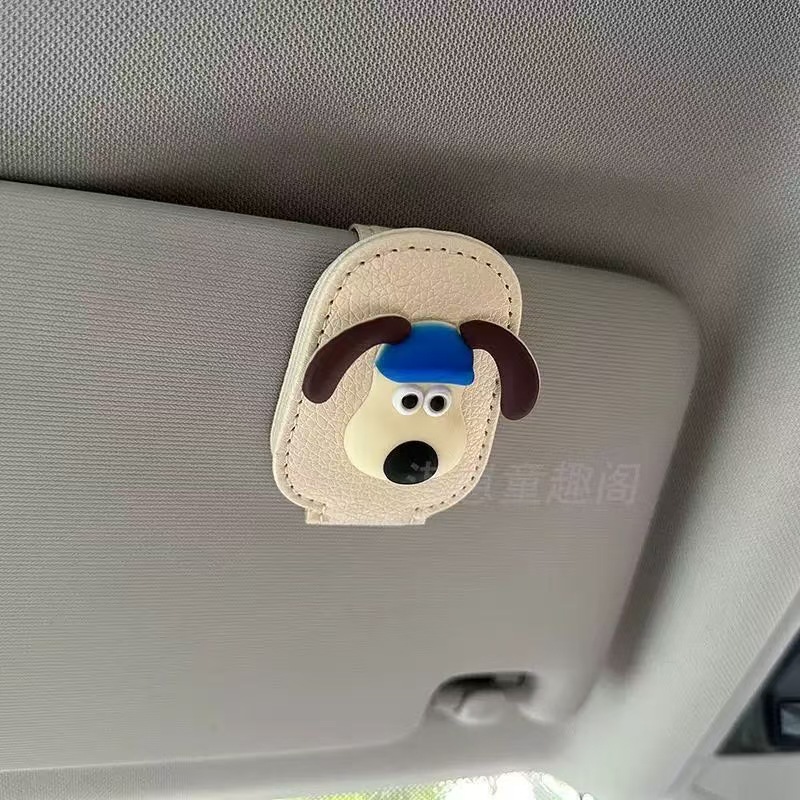 Cute New Kitty Cat Car Glasses Holder, Sunglasses Storage, Magnetic Car Interior Kt Cat Glasses Clip