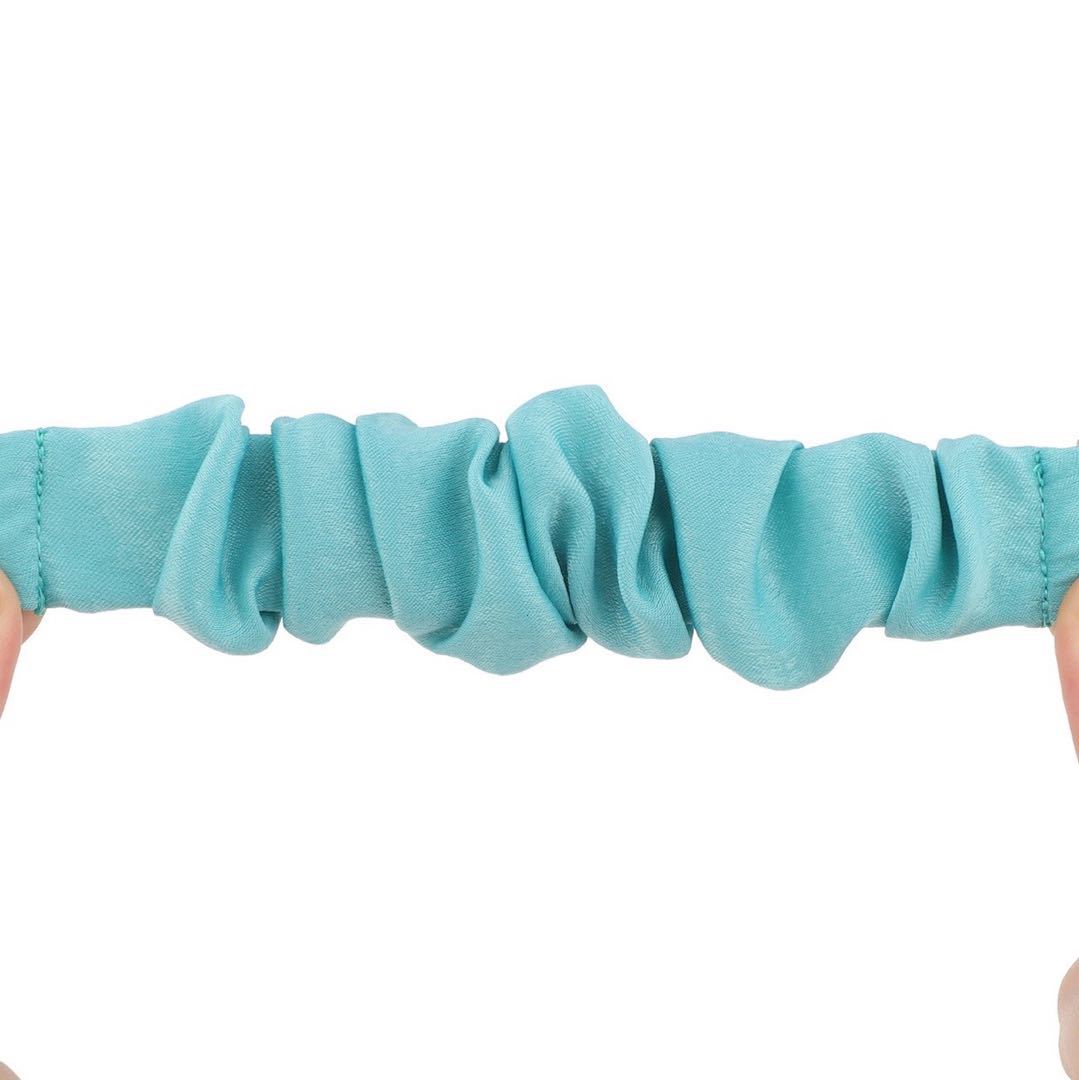 Adecuado para Fitbit Versa3 correa de intestino grueso poliéster elástico tela impresa banda de pelo correa elástica