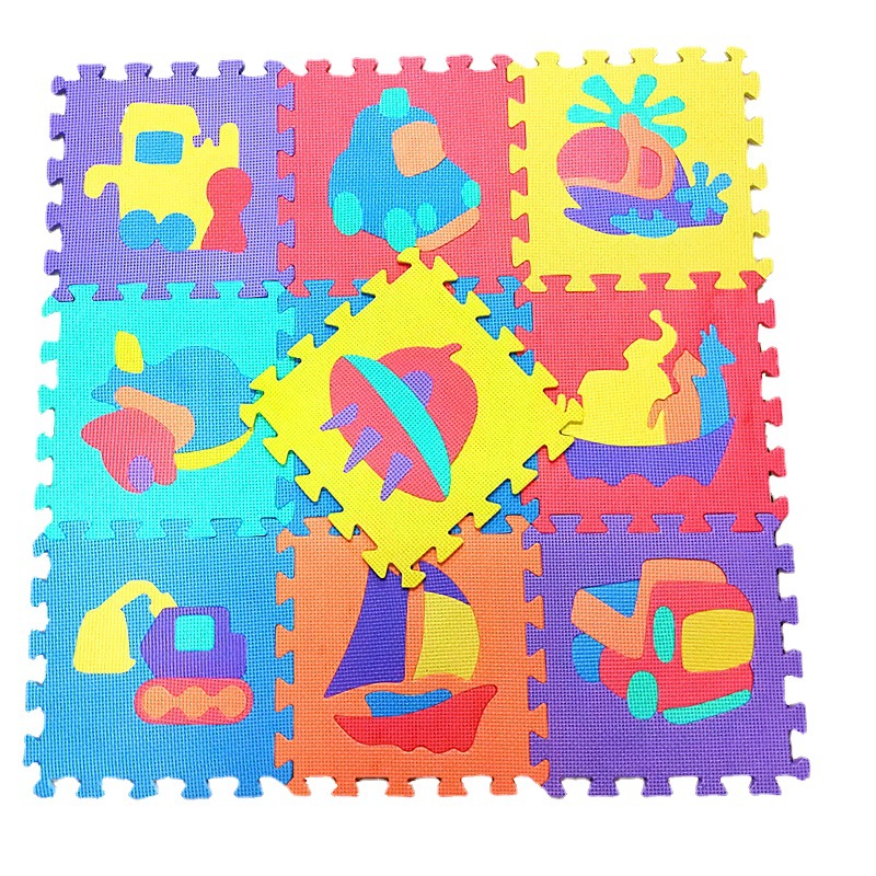 Carta digital transfronteriza de espuma rompecabezas estera bebé gateando estera de espuma juguetes educativos para niños al por mayor