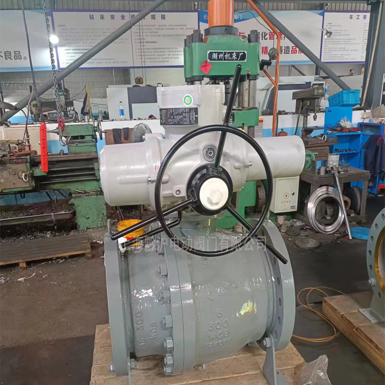 美标球阀Q947F-300LB-DN300 配套进口罗托克电动执行机构球阀