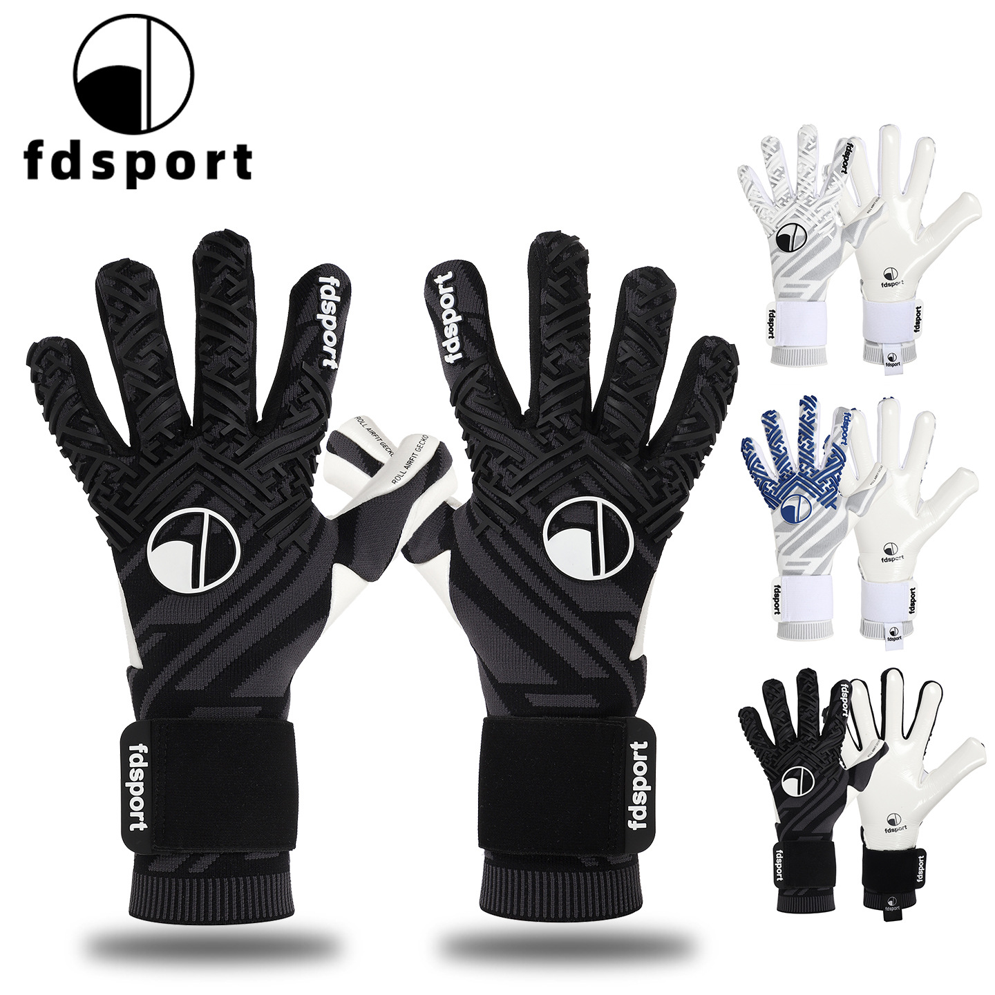 Cross-border Feidun goalkeeper gloves, thickened and wear-resistant, for adult and student competition and training use, specialized football goalkeeper gloves