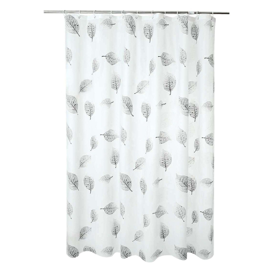 Fabricante en stock suministro de baño Cortina de ducha cortina de partición cortina de puerta de impresión Cortina de ducha PEVA a prueba de moho a prueba de agua instalación sin perforaciones