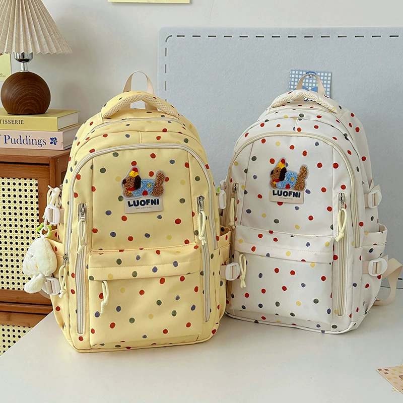 Cute and Stylish Student Backpack Japanese Dopamine Fashion Backpack Ins Sweet Fresh Lightweight Backpack for Women