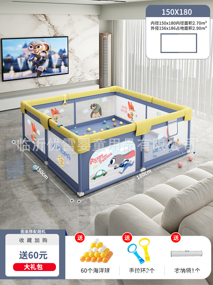 Jogos genuinos de Disney cercas de protección cercas de piso interior cercas para bebés domésticos cercas para bebés