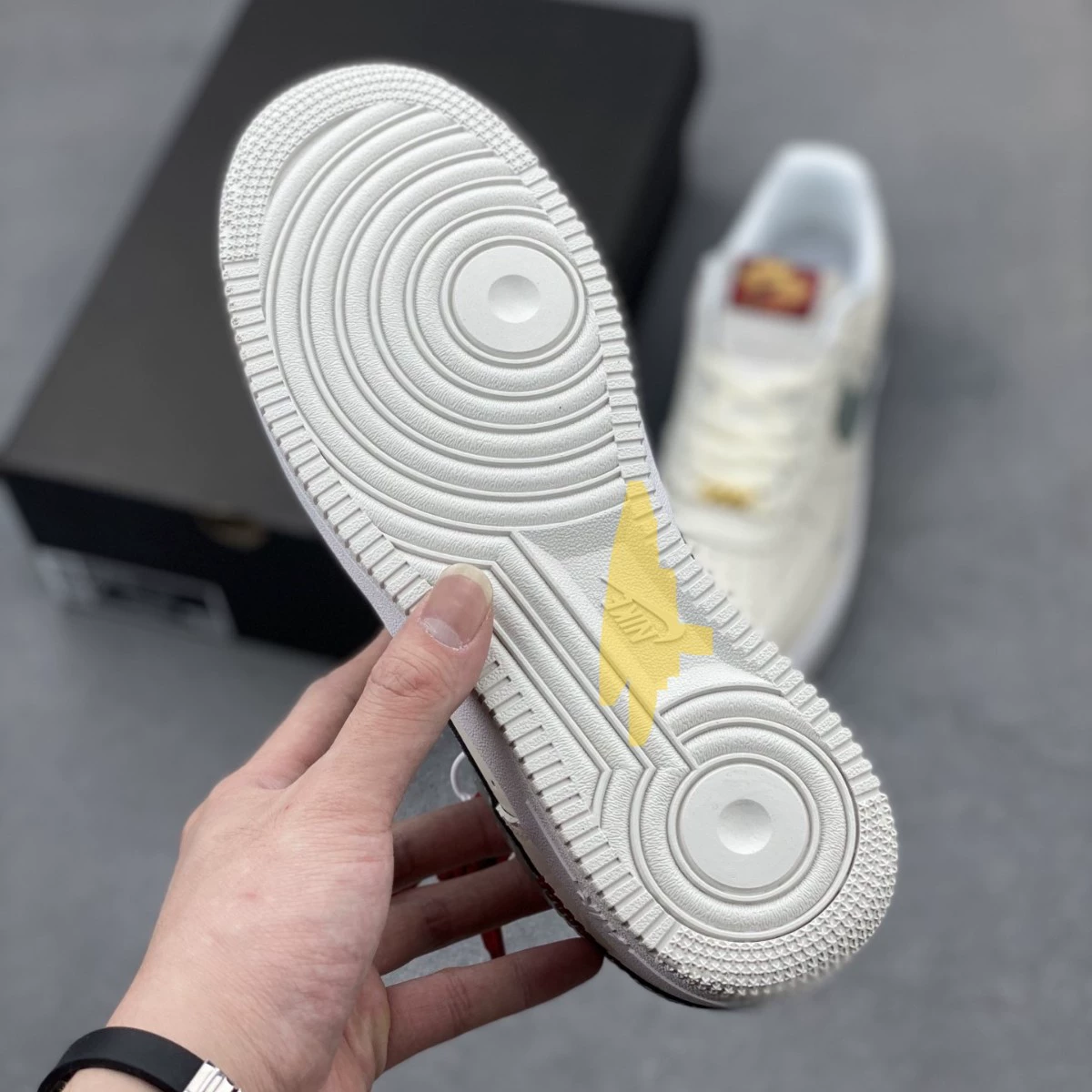 Putian Shoes Air Force No. 1, первый слой, пояс, воздушная подушка, шарнир, модель Dragon Year Limited AF1