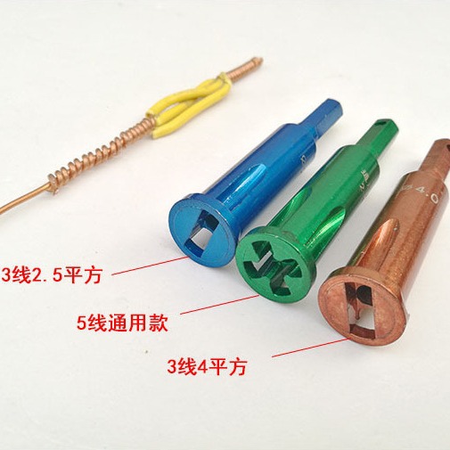 Automático peeling-libre electricista conector de cable paralelo terminal de cableado de propósito general cabeza paralela Winder comercio exterior