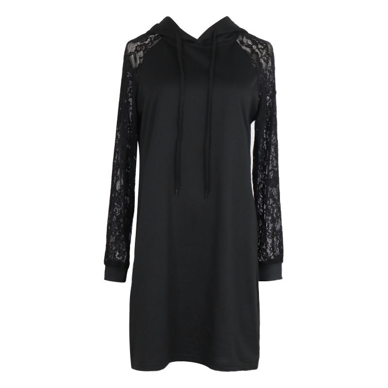 Autumn Women Clothing Solid Color Hooded Long Sleeve Sweater