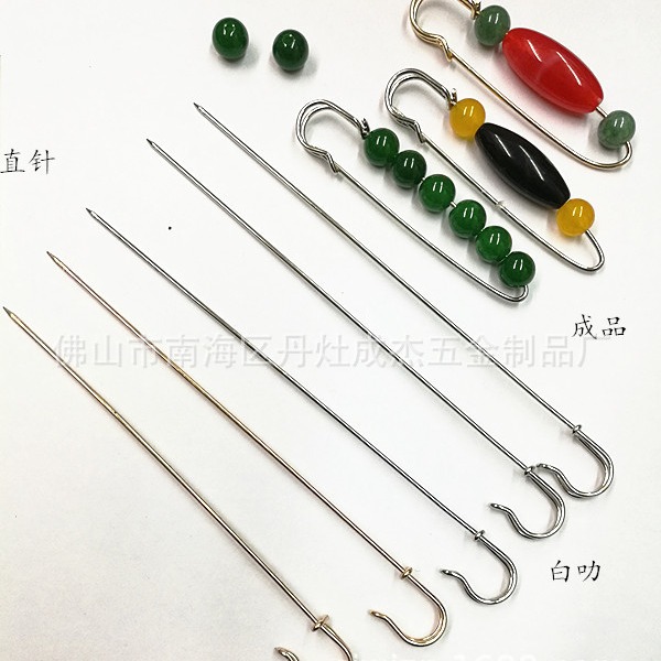 直针大别针直针批发胸针DIY穿珠配饰批发 服装辅料大头扣针饰品
