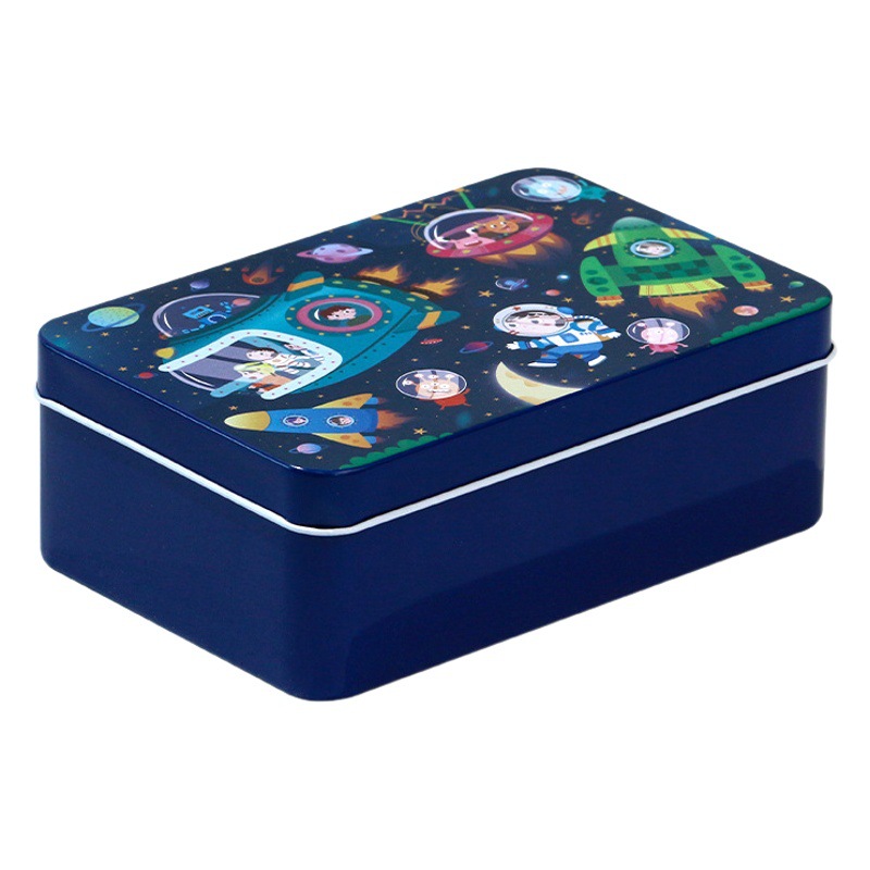 Rompecabezas de madera educativo para niños 100 piezas caja de hierro almacenamiento números de dibujos animados 3-5-8 años bebé niños y niñas Juguetes