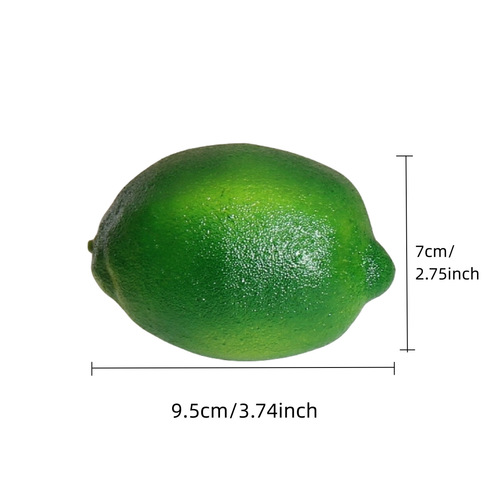 Factory direct sales simulation lemon model fake yellow lemon green artificial fruit photography props decoration