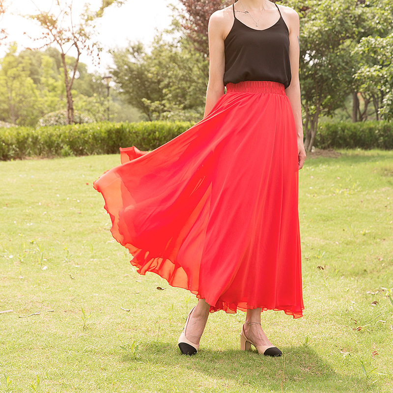 Bright red