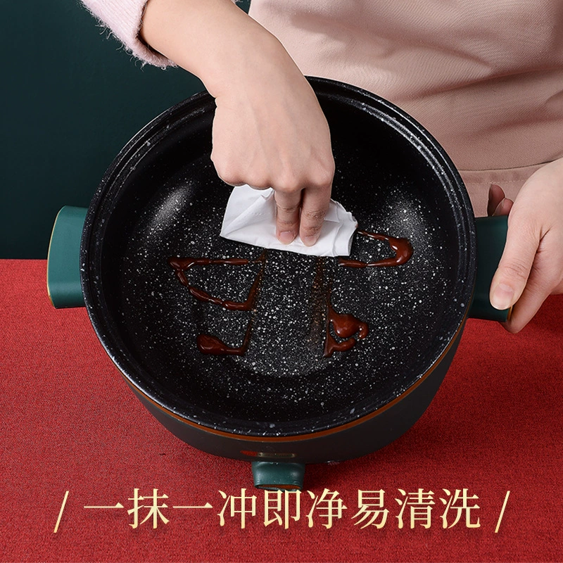 Новая корейская электрическая горячая кастрюля домашняя крупноёмкостная паровая, приготовление и варка всё-в-одном кастрюля для общежития, студенты безантисткая электрическая вока