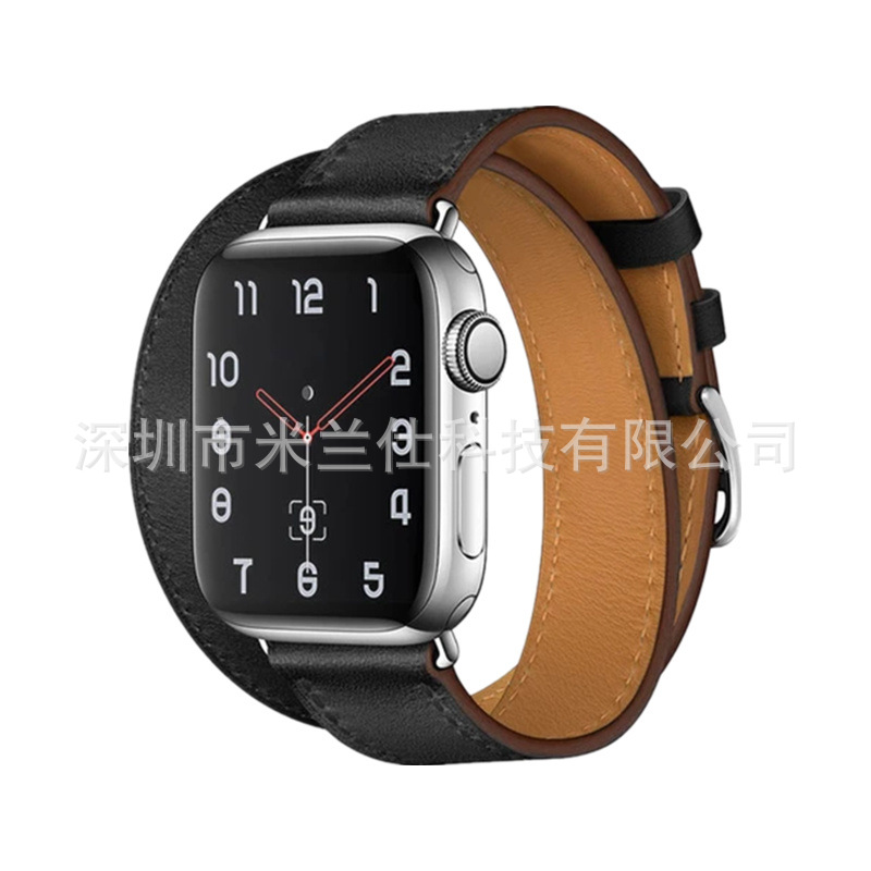 Adecuado para Apple Watch applewatch Correa S9 cuero genuino iwatch456789SE deportes ultra2 fabricante