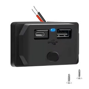 12V Type-C avtobus və karvan üçün sürətli şarj portu, əlavə USB şarj cihazı
