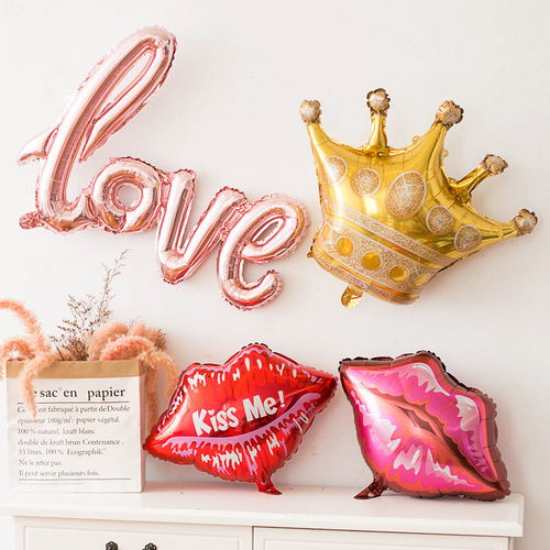 Multi-style large mini crown aluminum film balloons baby birthday party decoration supplies balloon wholesale