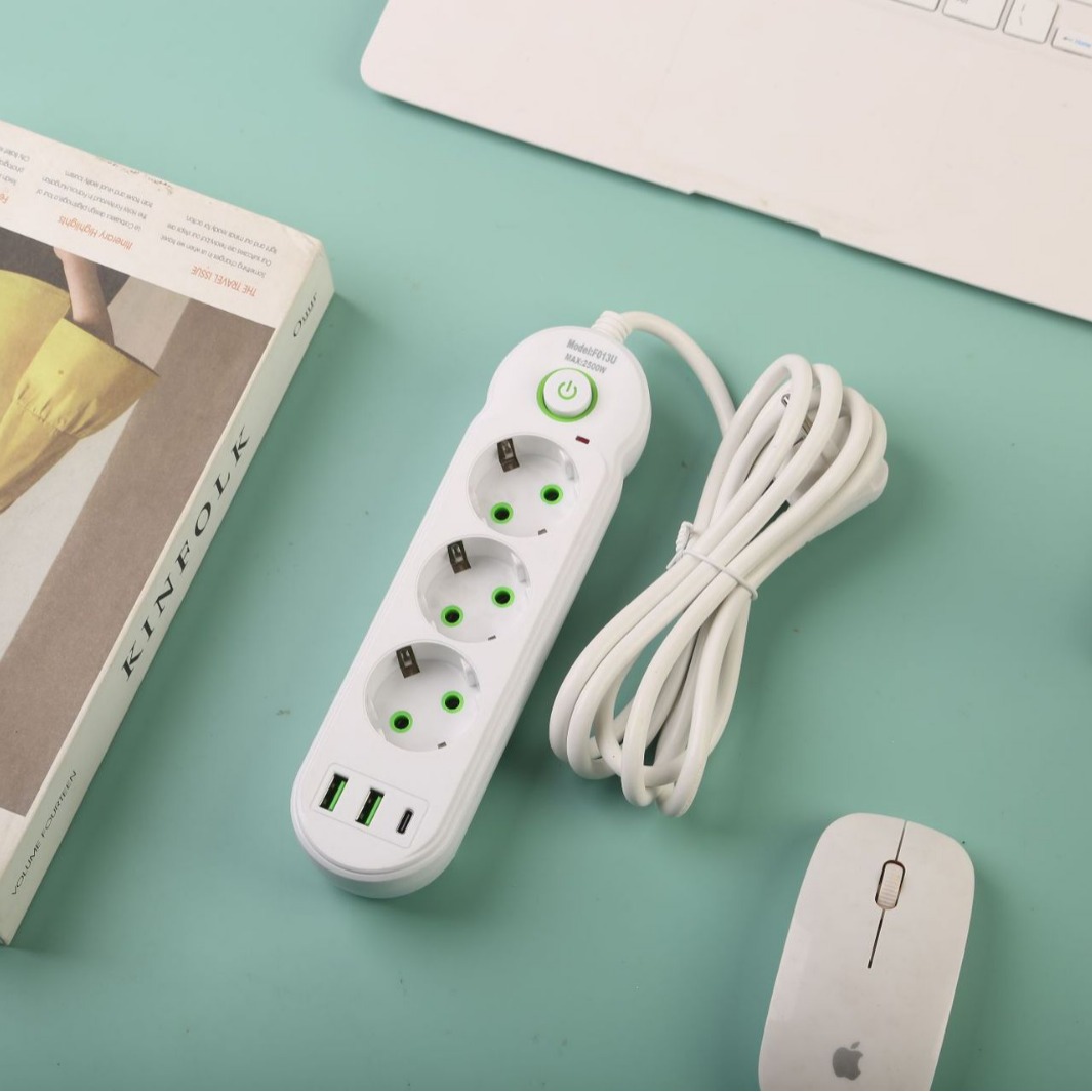 F013#USB欧孔欧插插线板跨境电商盒子装插座 俄罗斯 白俄罗斯