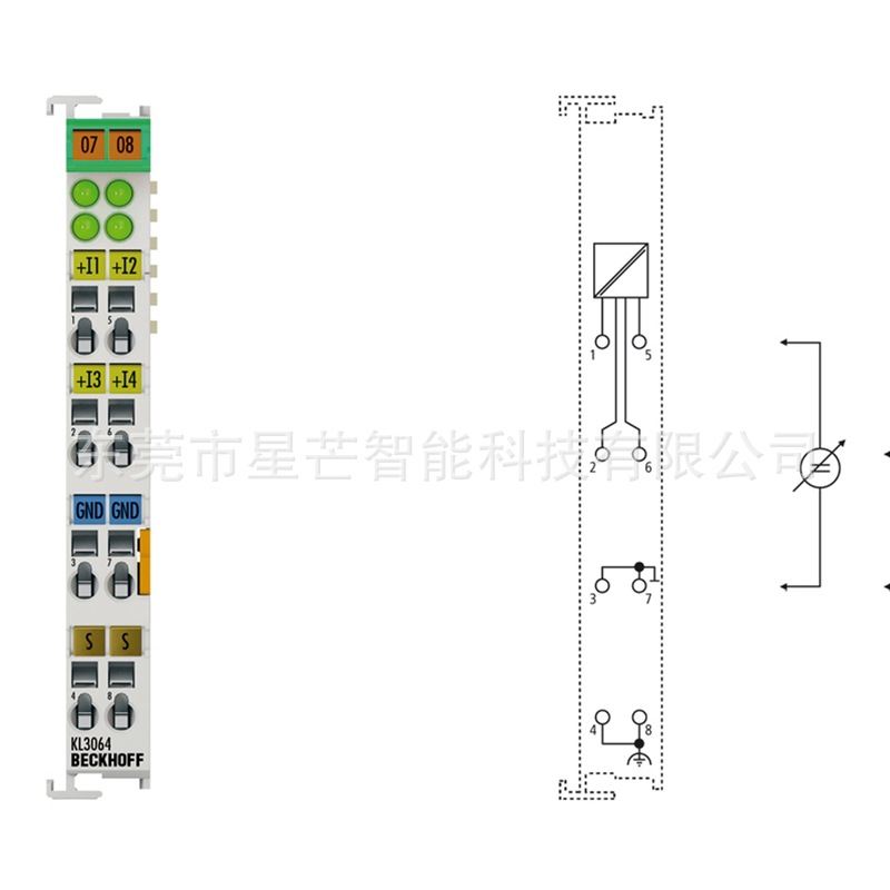 倍福KL3064总线端子模块德国BECKHOFFKL全新原装现货议价多通道