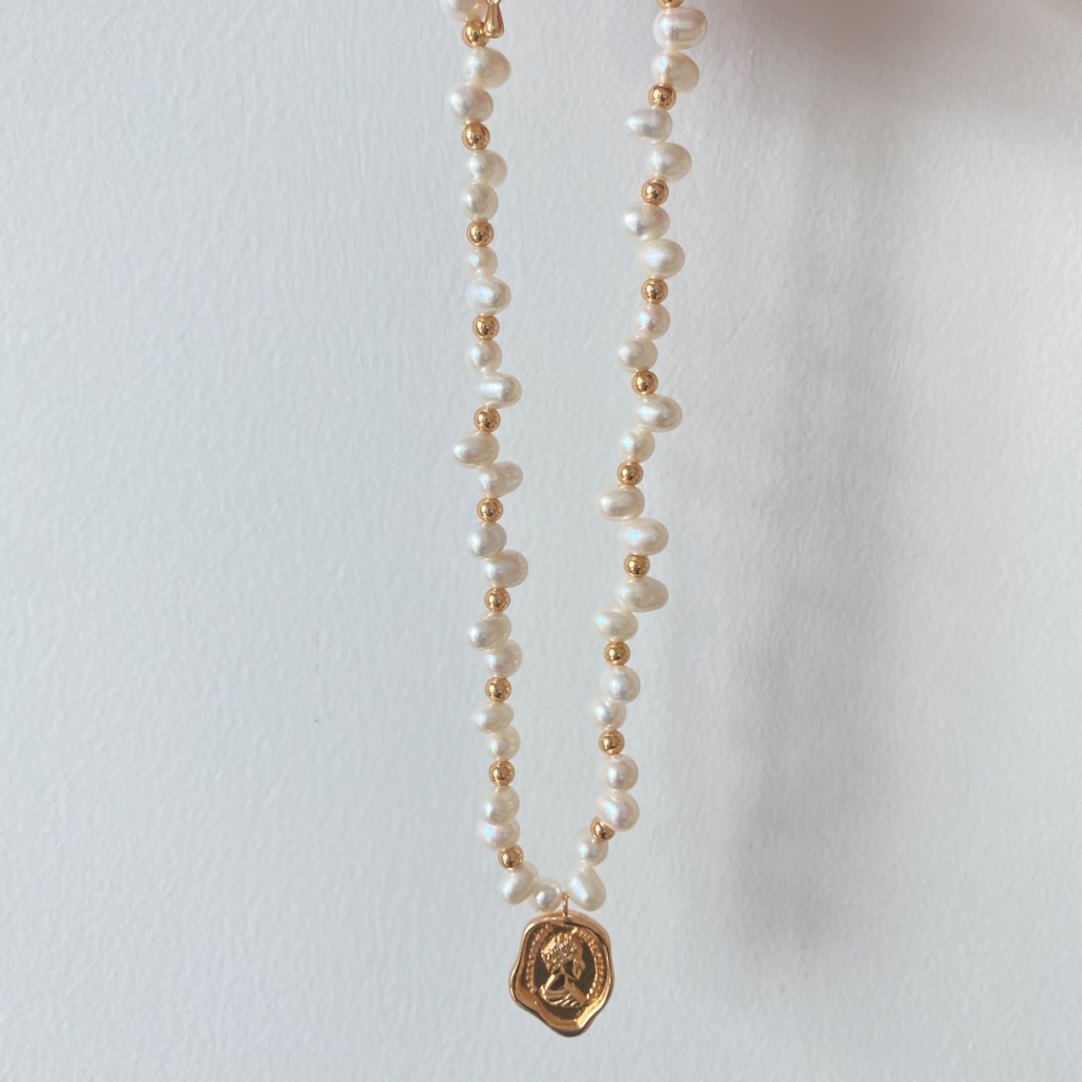 Vacation Simple Style Flower Imitation Pearl Beaded Chain Beaded Necklaces Wholesale display picture 1