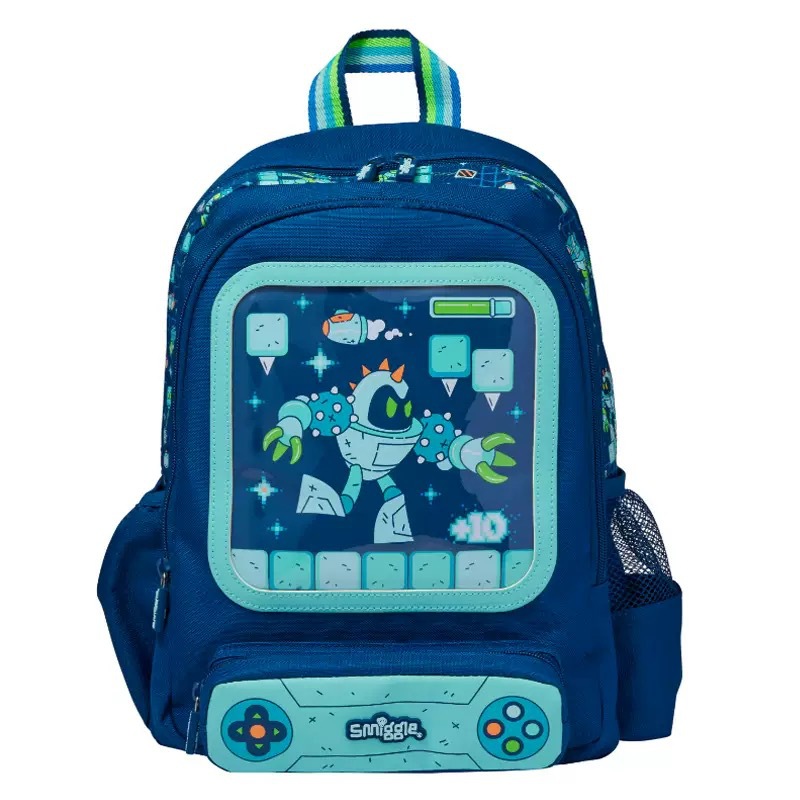 Australia Smiggle caricatura mochila de tamaño medio jardín de infantes mochila de hombro 3D con sombrero de caricatura
