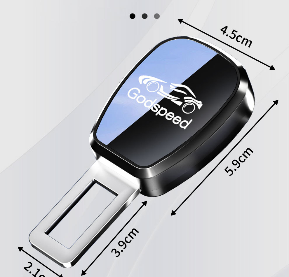 Car Seat Belt Extender Solves the Problem for Obese People, Pregnant Women, and Children. Stainless Steel Seat Belt Buckle Clip