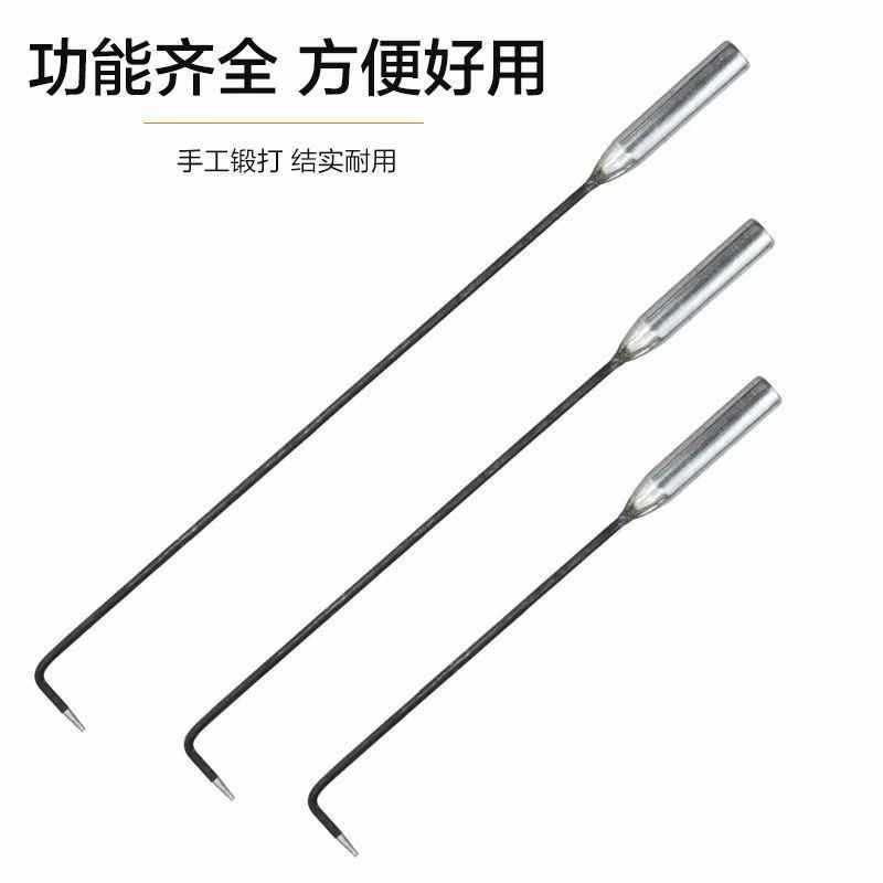 Extended Fire Hook Stove Hook Charcoal Fire Hook Barbecue Firewood Stove Accessories Fire Stick Fire Stick Firewood Heating Stove Tool