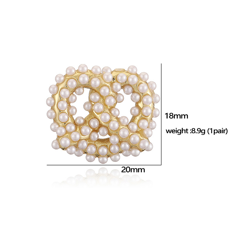 11g Weight Artificial Pearls Inlay Material Jewelry Set Classification Jewelry Set Quantity Holiday, Banquet, Daily Occasion Copper Material Geometric Pattern Women's Gender Inlay Design Elegant Style Wholesale Jewelry Elegant Geometric Copper Artificial Pearls Inlay Jewelry Set 9