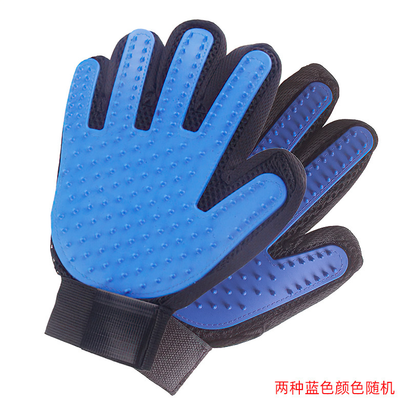 Guantes de baño para mascotas, guantes de gato, masaje, cepillo de baño para mascotas, suministros para mascotas, guantes de pelo para perros, transfronterizos