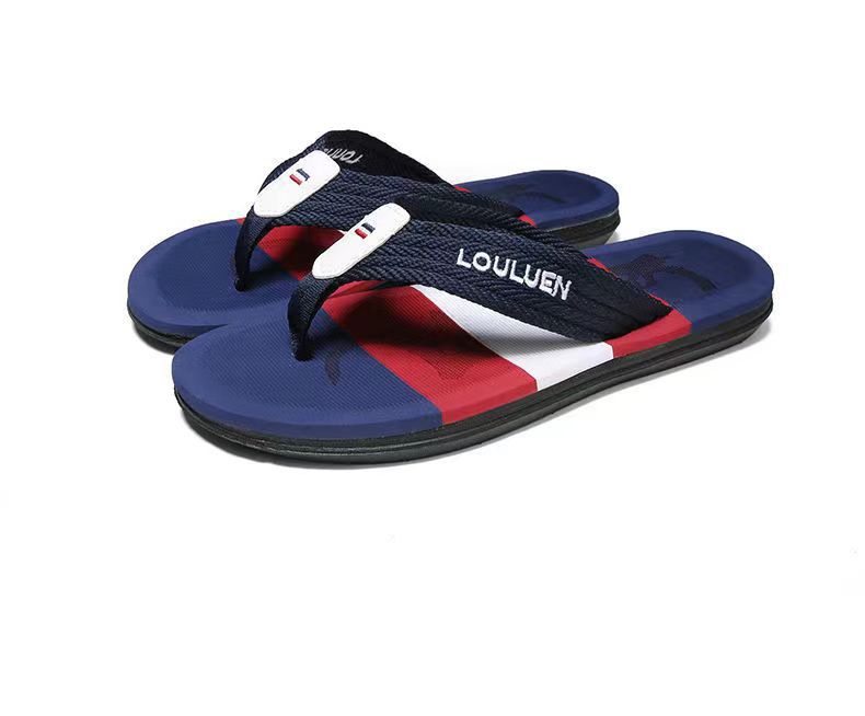 Cross Border Flip Flops Herren Strand Hausschuhe Sommer Rutschfeste Oberbekleidung Spot Großhandel Große Größe_voghion.com