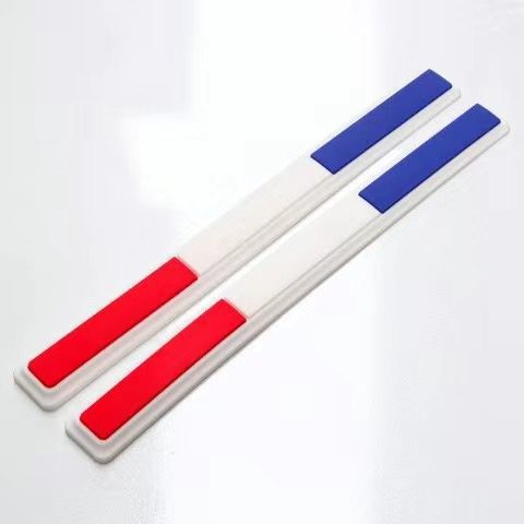 Bumper Protector, Qìchē Qapı və bamper qoruyucu zolaqlar - anti-collision-strip-french-tricolor-1-pair