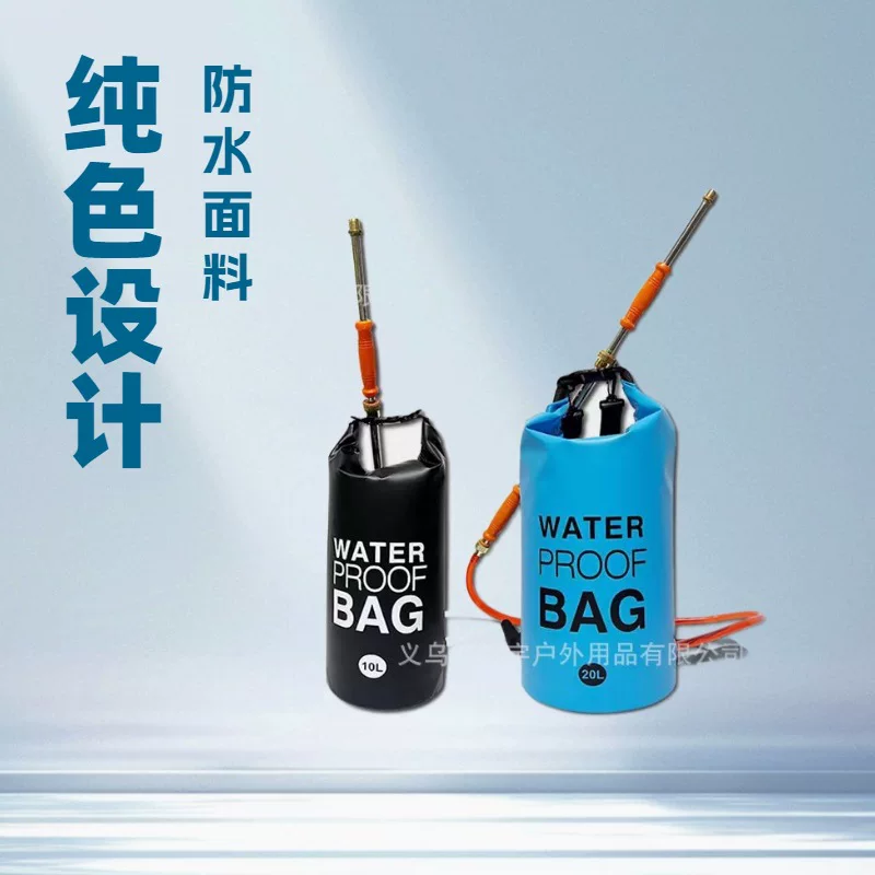 Wear-resistant water container, handheld beach capacious waterproof backpack