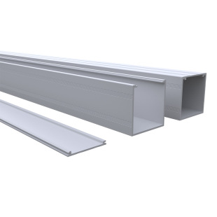 Pvc Wire Duct Flame Retardant Surface-Mounted Wiring Conduit Fire-Resistant Plastic Self-Adhesive Wall Floor Square Wire Duct