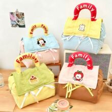 可爱房子护肤品收纳袋女大容量化妆包便携手提旅行洗漱整理收纳包