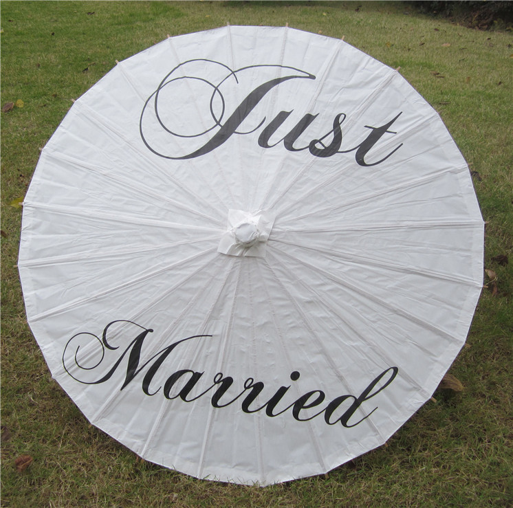 In-Stock Cross-Border Hot-Selling White Paper Umbrellas for European and American Wedding Decorations, Party Decorations, Indoor and Outdoor Ceiling Hanging Original Paper Umbrellas