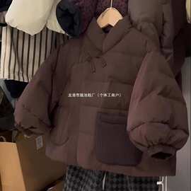 童装男女童2025新款棉服冬季洋气新中式加厚保暖儿童爆款外套冬装