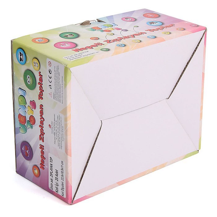 Изысканная подарочная упаковка для игрушек в виде коробки с цветным принтом, упаковка для эластичных мячей, коробка в виде самолета, цветная печать, обработка и производство.