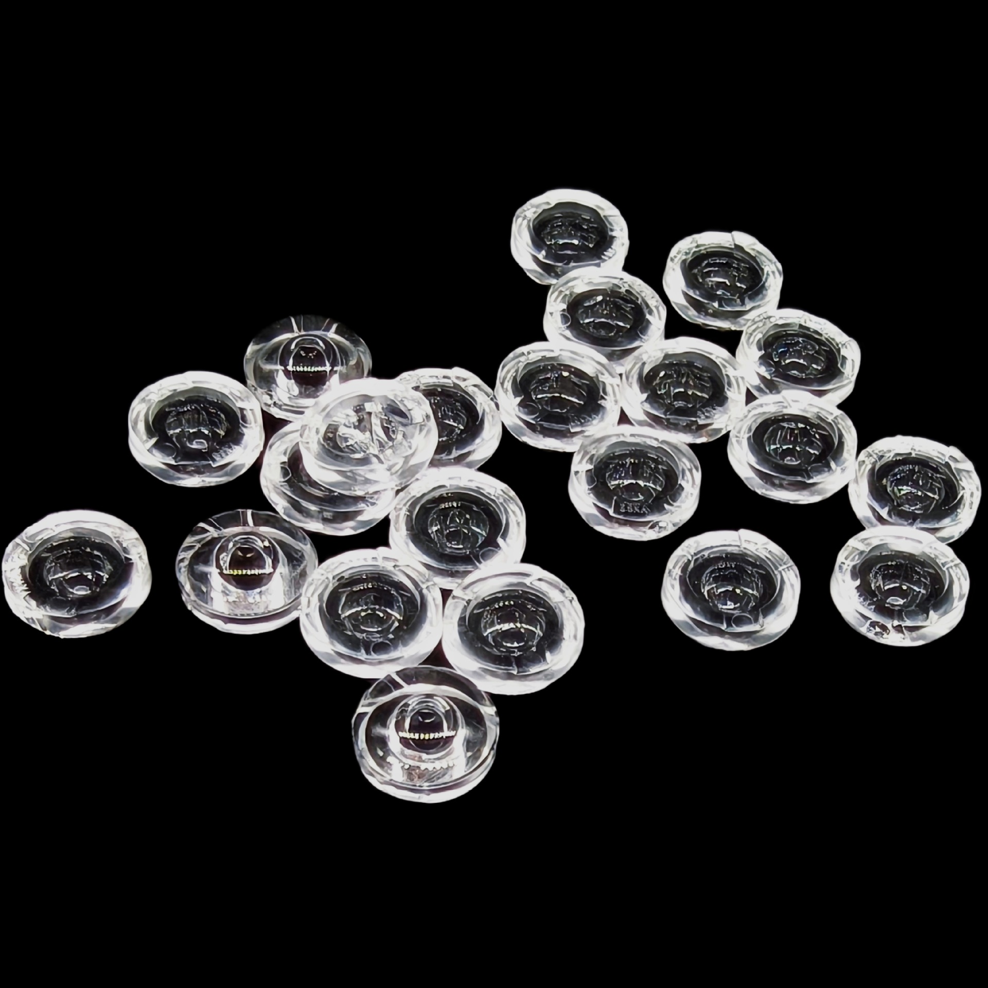 6.5mm 180-degree diffuse reflection compatible with 2835/3030 focused LED optical lens round ceiling light panel light