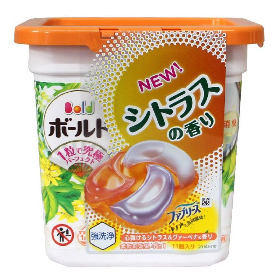 Laundry Capsules (Japanese import) — Floral & Gel 4D, Multiple Scents, 9–11 pcs options